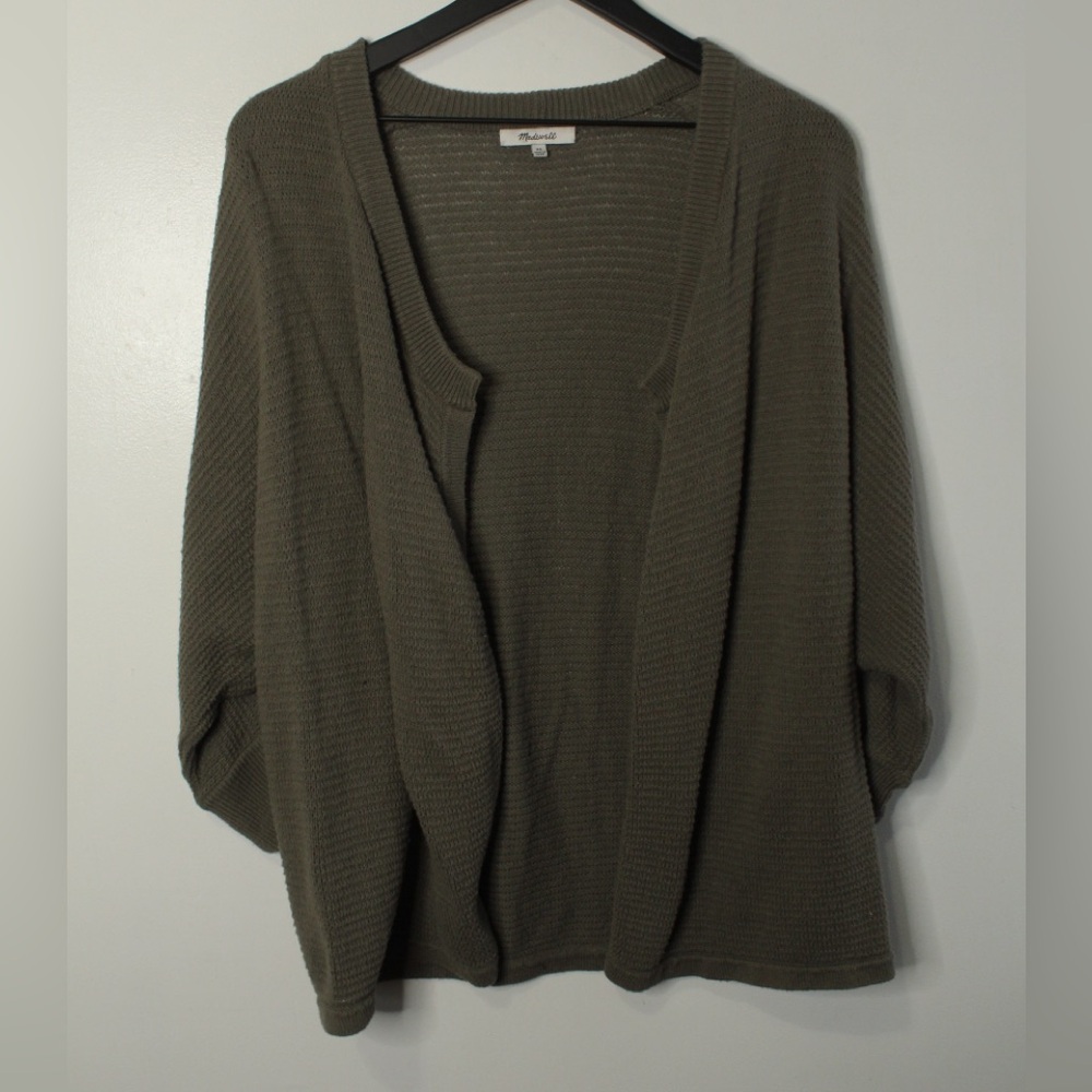 Madewell Open Front Knit Cardigan